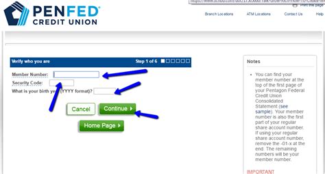 Penfed Online Checking Account